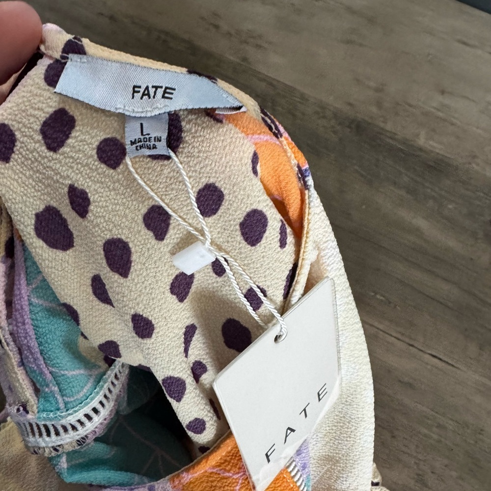 Fate Multicolor Patchwork Blouse - Picture 2 of 7
